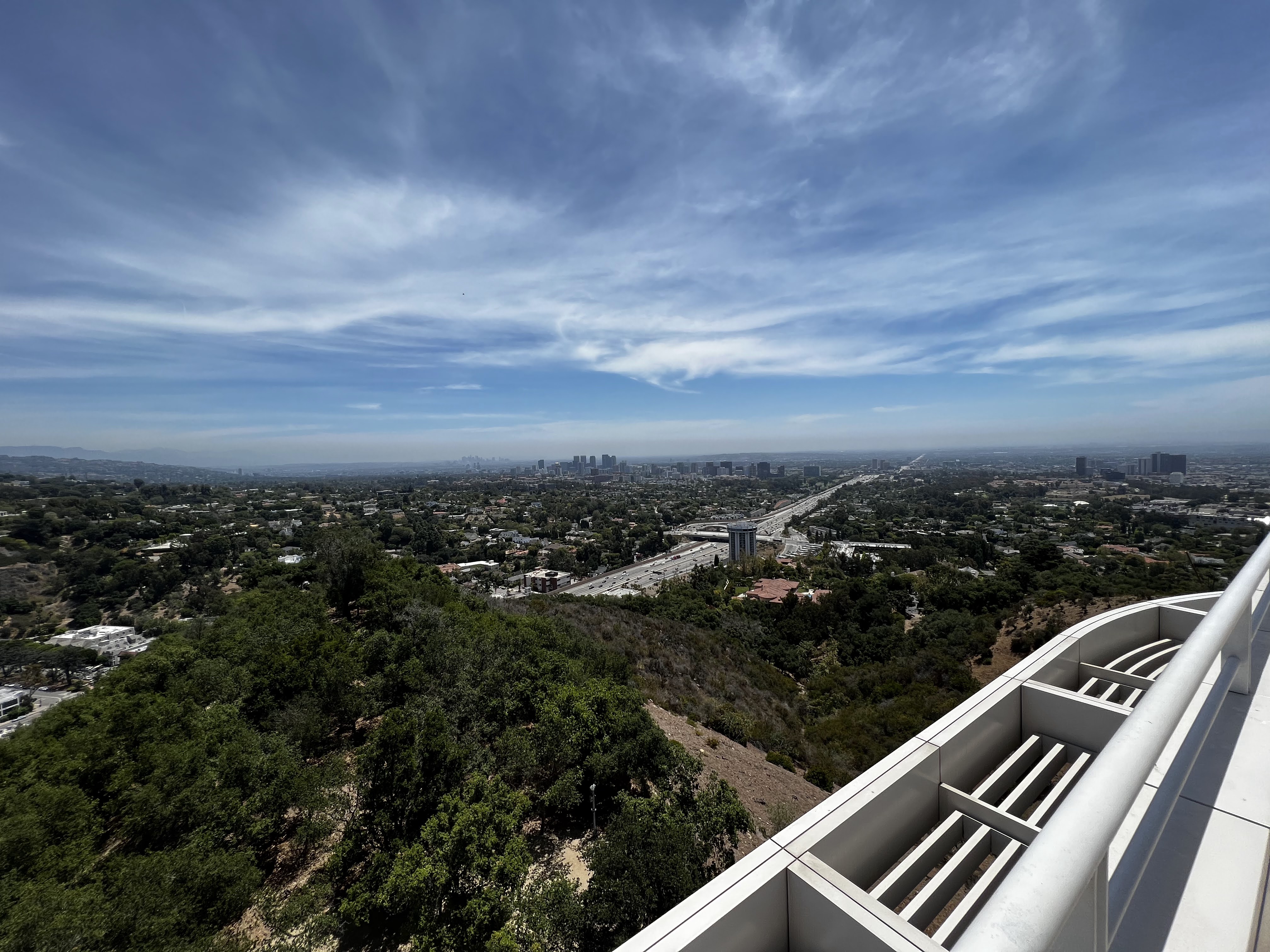 View from Getty museum top